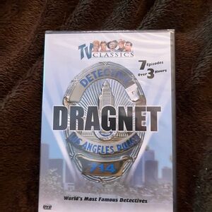 Classic Dragnet Los Angeles Police Badge DVD